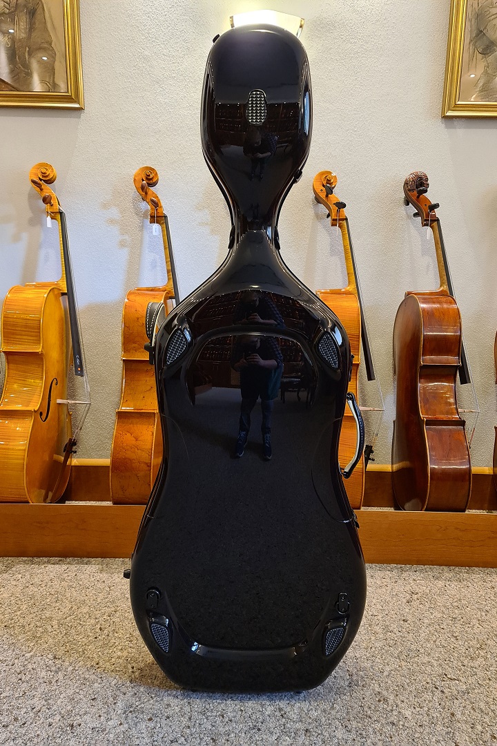 Gewa Air - Celloetui in Schwarz/Bordeaux
